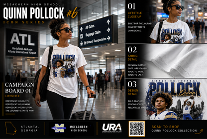 Quinn Pollock ICON Adult T-Shirt