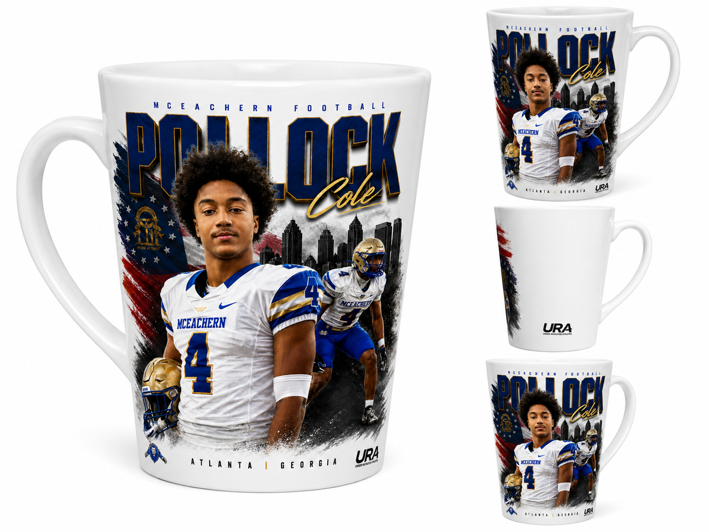 Cole Pollock ICON Latte Mug
