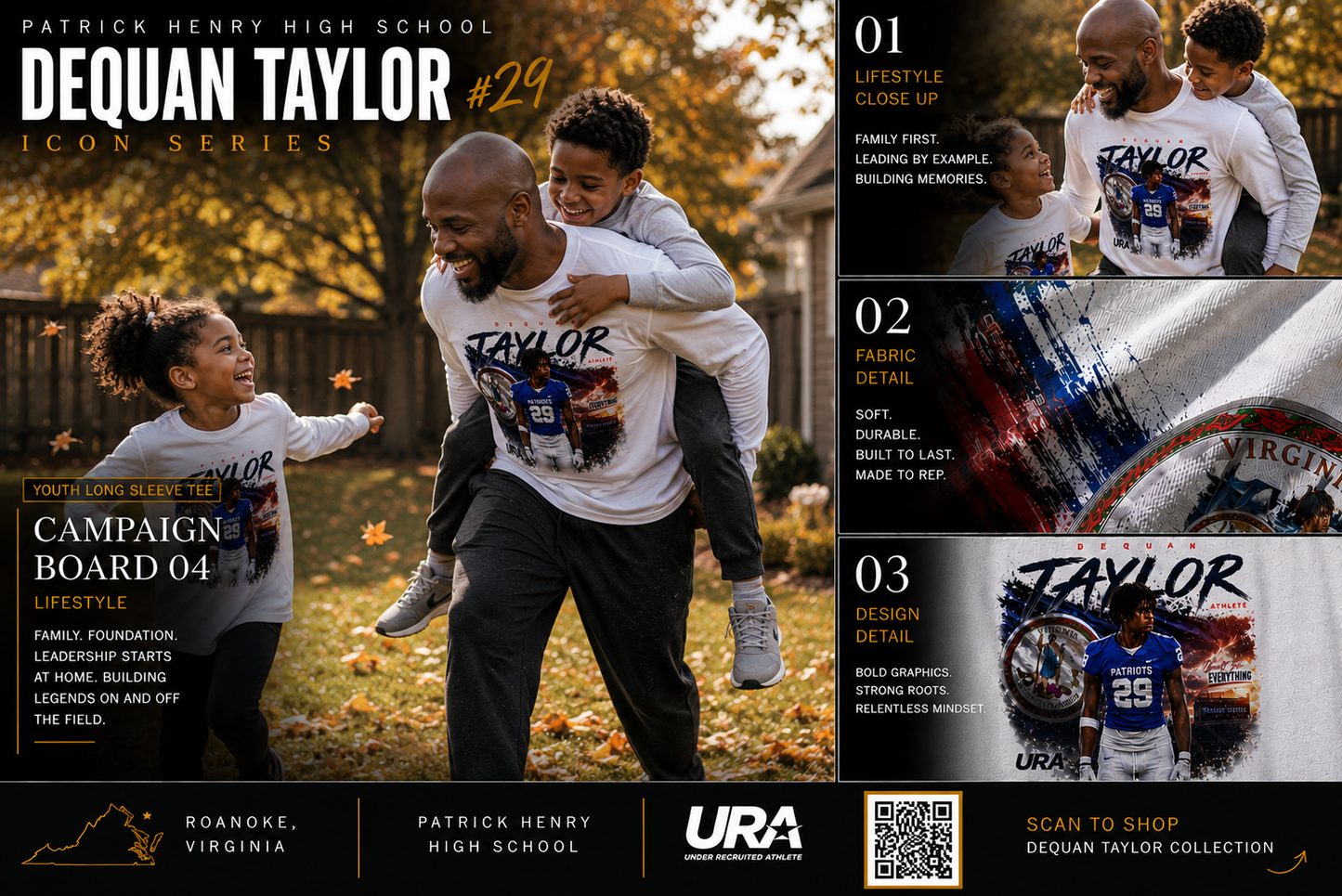 Dequan Taylor ICON Long Sleeve Shirt