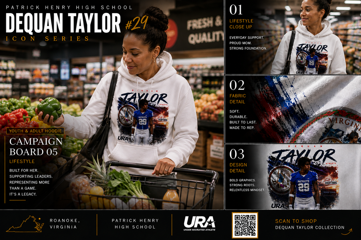 Dequan Taylor ICON Unisex Adult Hoodie