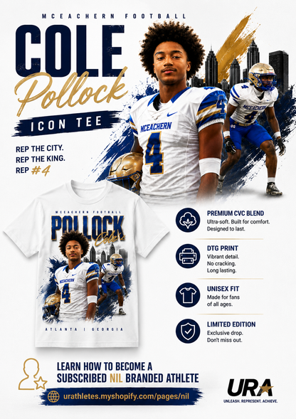 Cole Pollock ICON Unisex Fitted T-Shirt