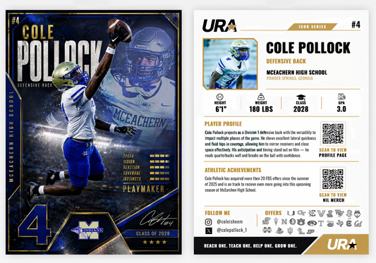 Cole Pollock Collectable Sports Cards