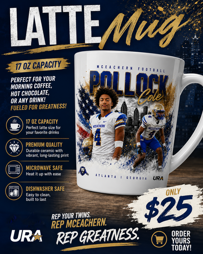 Cole Pollock ICON Series Latte Mug