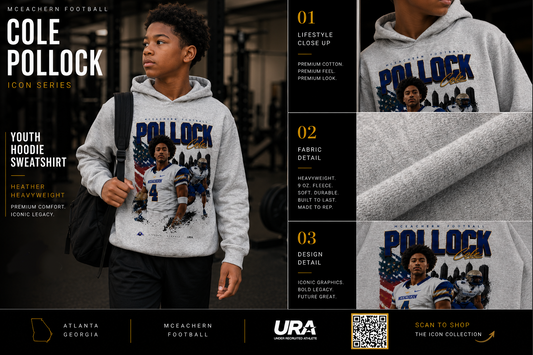 Cole Pollock ICON Youth Heavy Hoodie