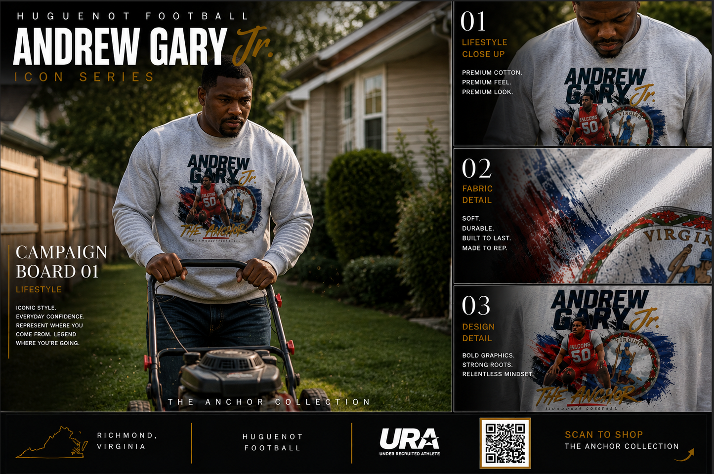 Andrew Gary Jr Unisex Anchor Sweatshirt