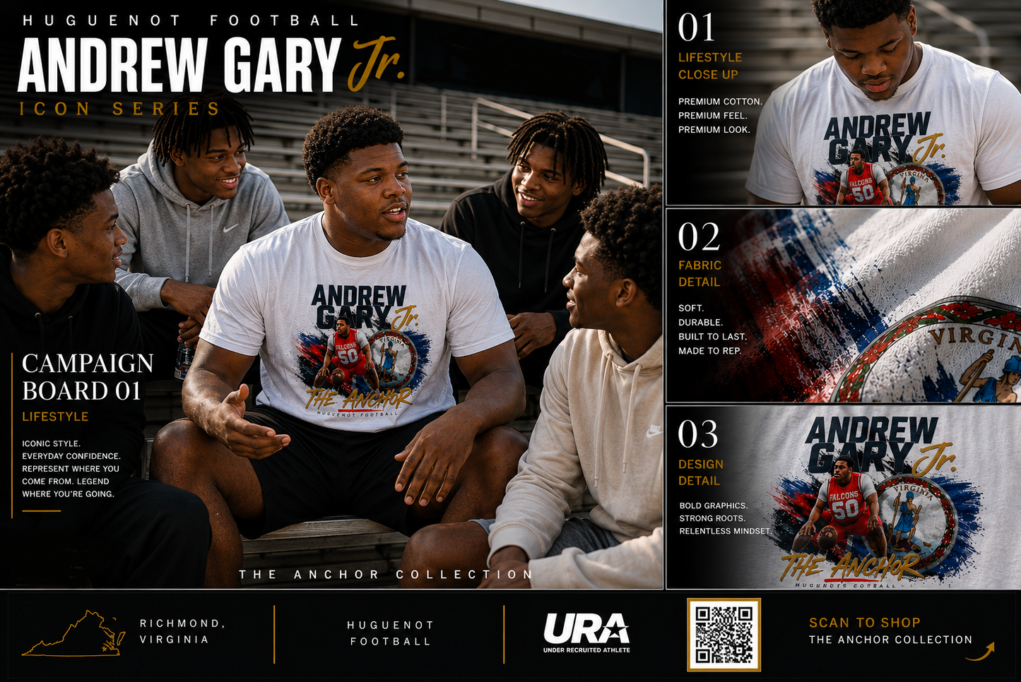 Andrew Gary Jr Anchor Tee