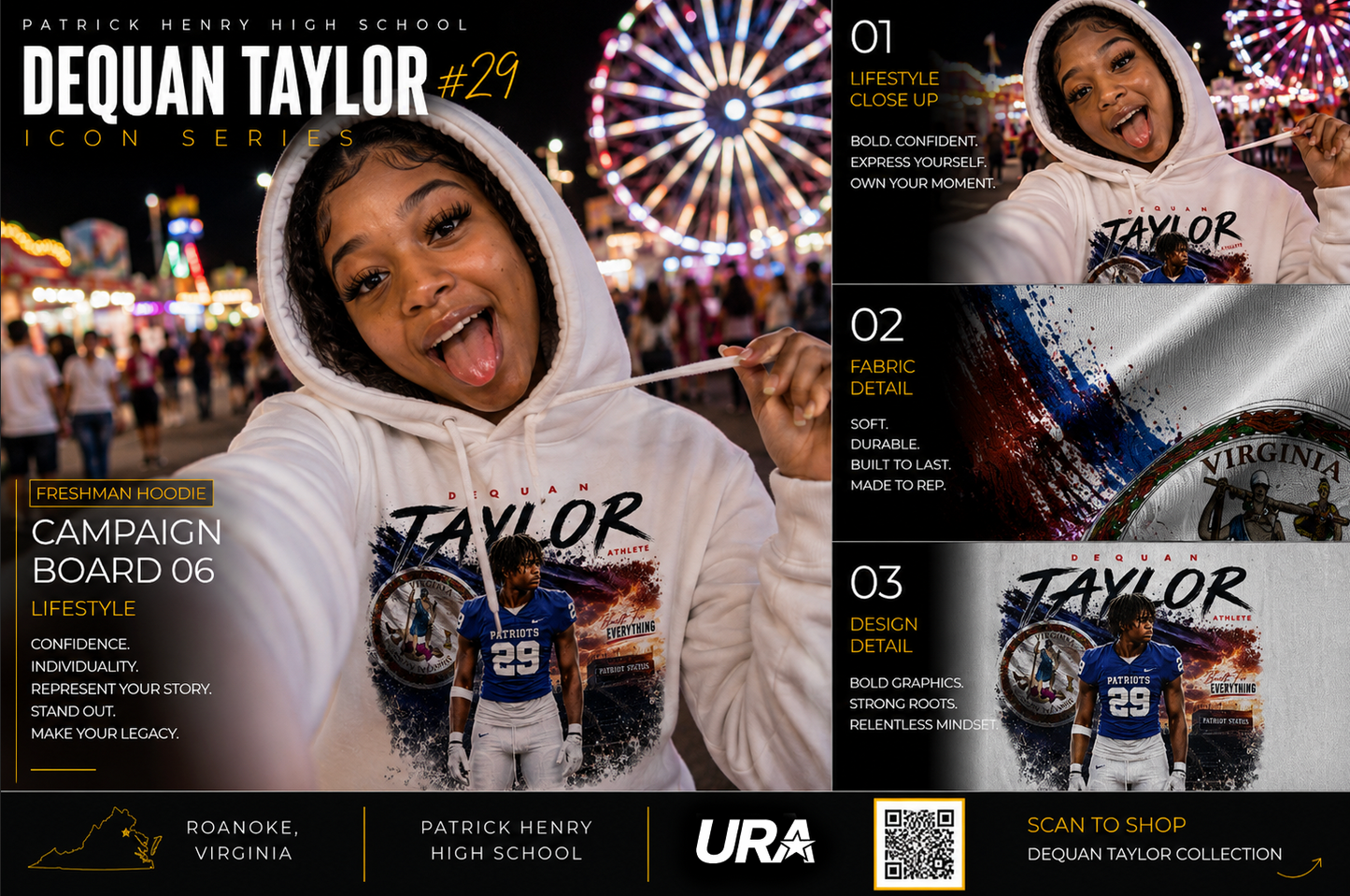 Dequan Taylor ICON Youth Heavy Blend Hoodie