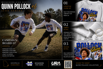 Quinn Pollock Youth Crewneck Sweatshirt